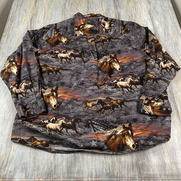 Bit & Bridle Horse Print Shirt - Picture 3 of 3